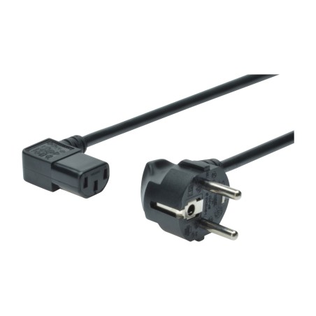 cable de alimentación schuko a conector c13 con ambos extremos acodados cee7/7 180 cm ak-440102-018-s