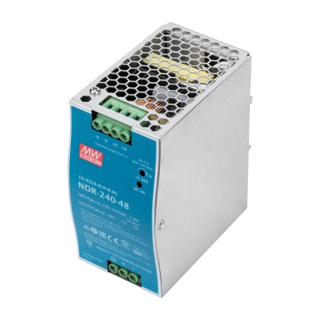 fuente de alimentación industrial para carril din 48v 240w dn-pwr24048