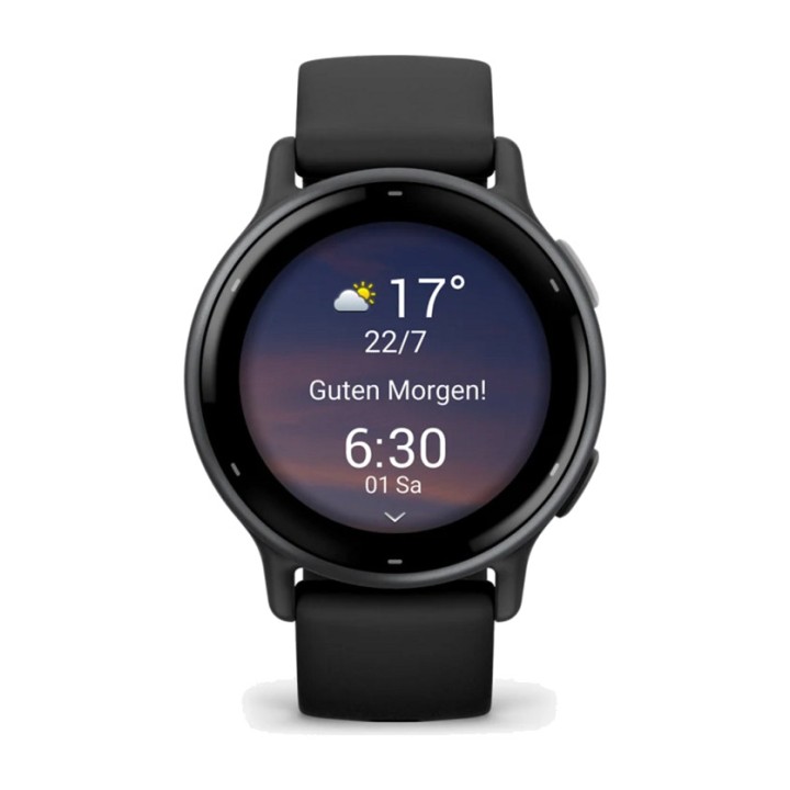GARMIN Montre connectée GPS avec écran AMOLED pour le sport