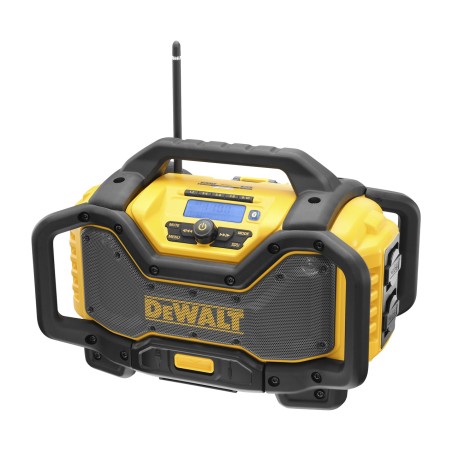 radio de obra con bluetooth a red o batería no incluida xr dcr027 dab+ 14,4-54v