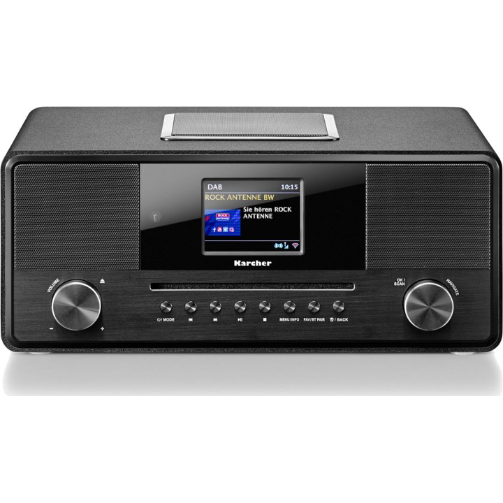 KARCHER AUDIO Chaîne hi-fi compacte avec radio Internet, CD