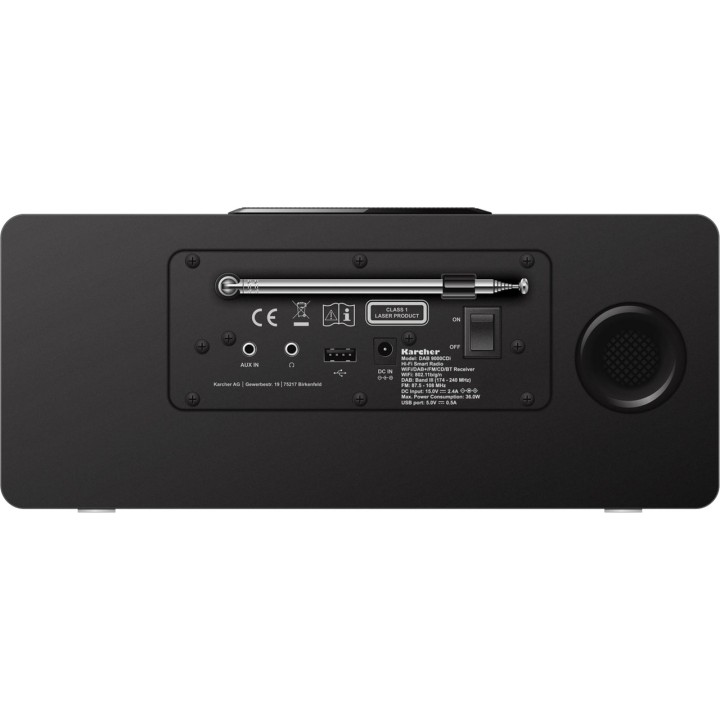 KARCHER AUDIO Equipo de música compacto con radio