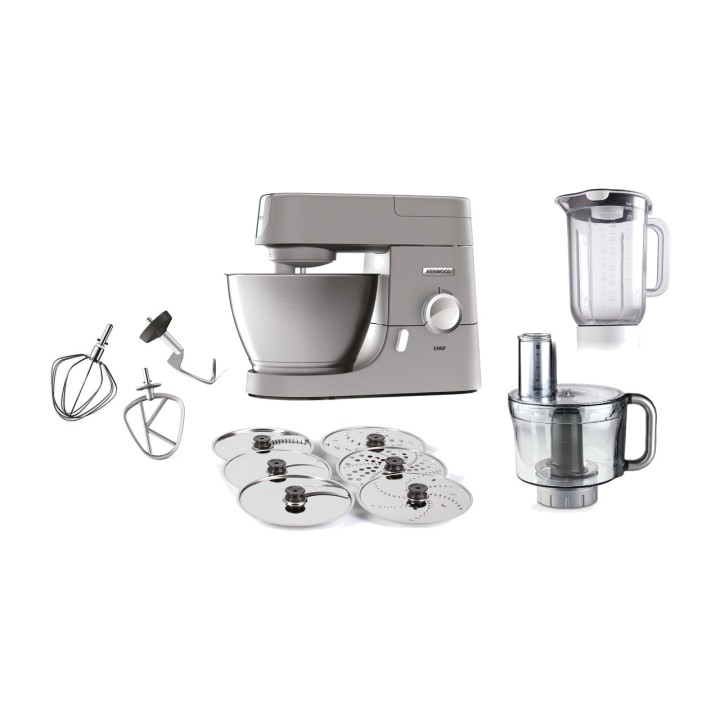 KENWOOD Robot de cocina amasador con juego de repostería CHEF KVC3150S 1000W 4,6L 100100361