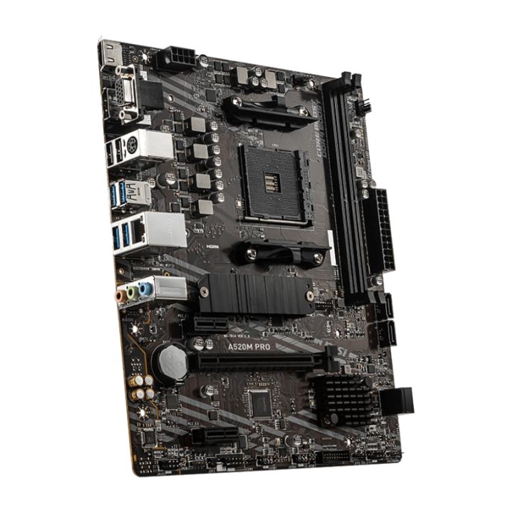 MSI Scheda madre micro ATX per AMD Ryzen 5000 A520M PRO DDR4