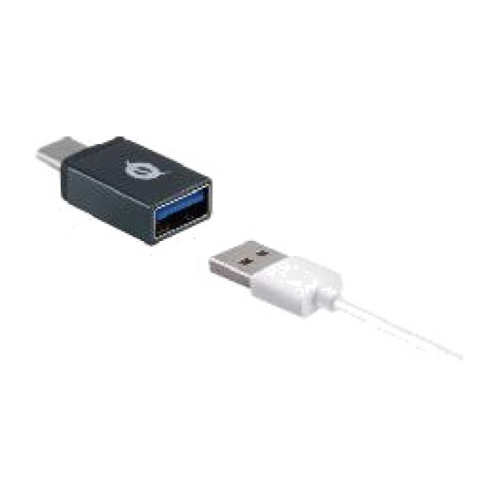 CONCEPTRONIC Kit 2 adaptadores OTG USB-C macho a USB-A y