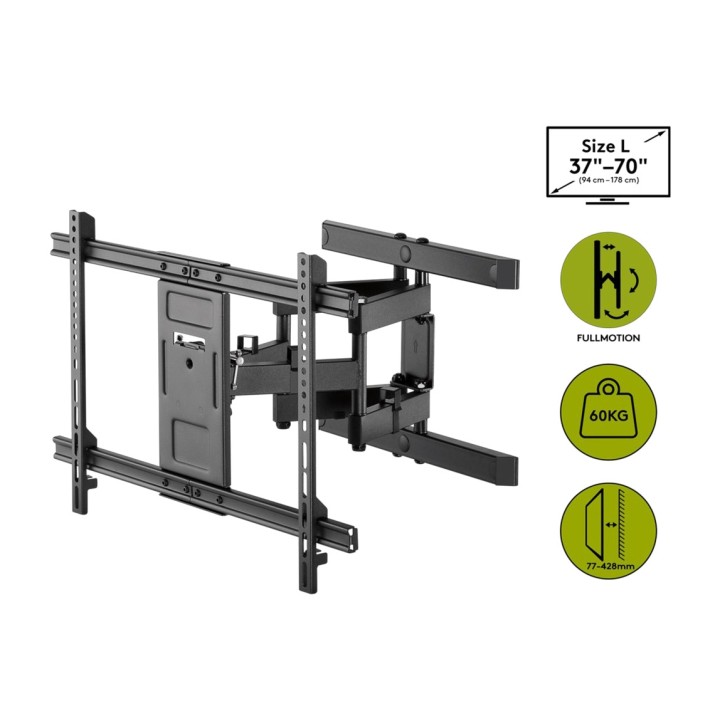 GOOBAY Soporte de pared articulado para TV PRO-FULLMOTION-L 37-70" VESA-600X400 49932 100063085