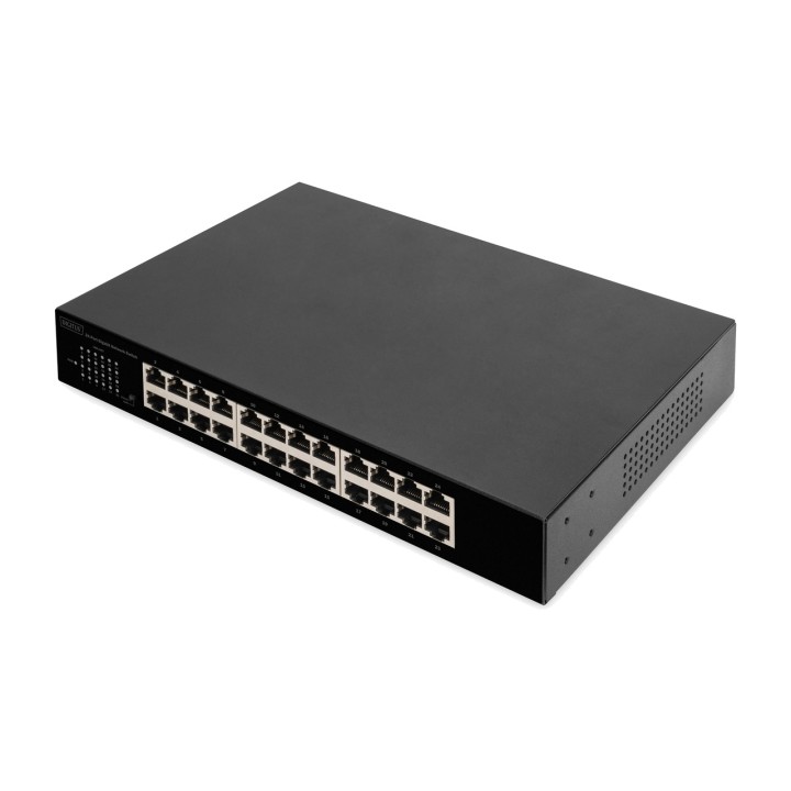 DIGITUS 24-port unmanaged network switch with VLAN