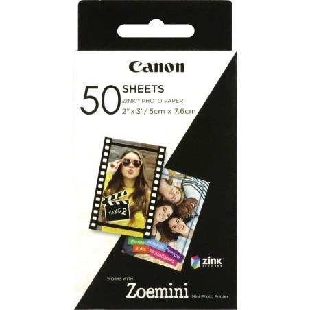 papel fotográfico adhesivo zink para impresora portátil zp-2030 50 uds