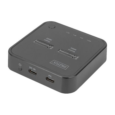 estación de acoplamiento doble usb-c para ssd m.2 nvme con clonación 10gbps 4tb da-71545