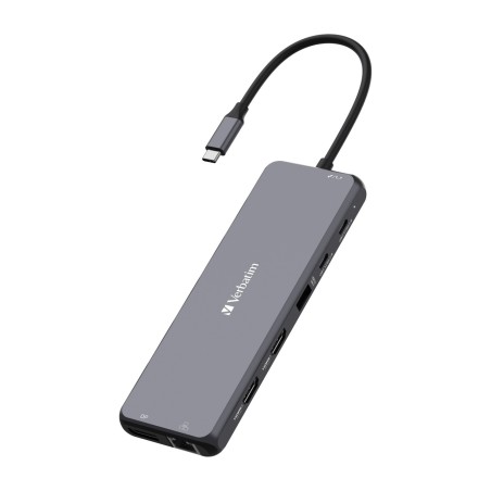 estación de acoplamiento usb-c para triple pantalla con red y lector sd cmh-13 10gbps 30hz