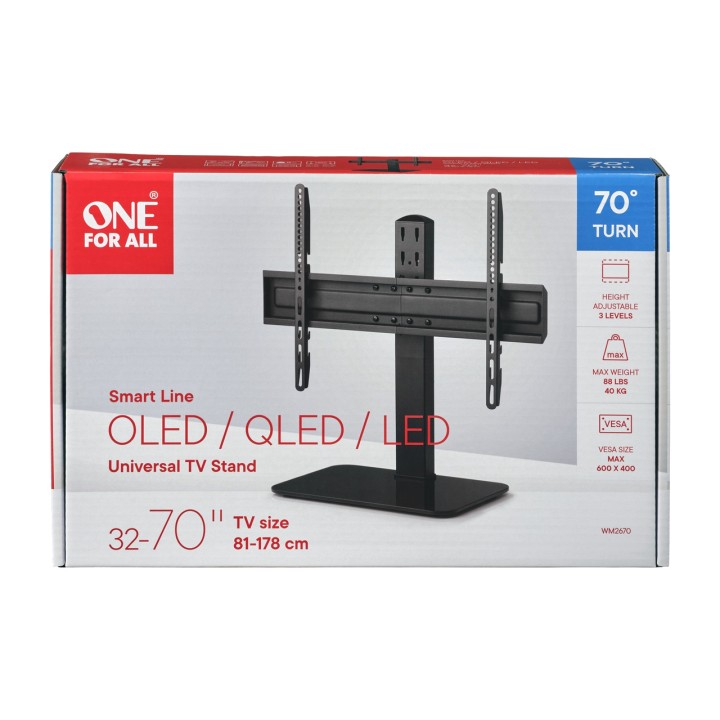 ONE FOR ALL Drehbarer Tischständer für Fernseher WM2670