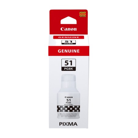 botella de tinta para impresora con depósito gi-51pgbk 135ml