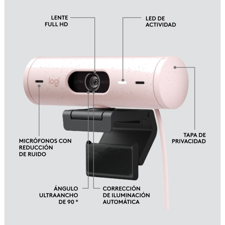 LOGITECH Webcam Full HD BRIO 500-USB-C MGS0000013505VAR