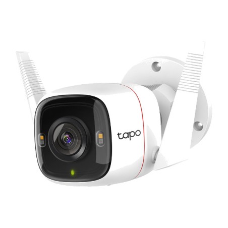 cámara de vigilancia ip wifi para exterior con doble antena tapo c320ws 2k qhd