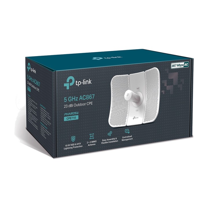 TP-LINK 5-GHz-Outdoor-Accesspoint mit 23-dBi-Antenne CPE710