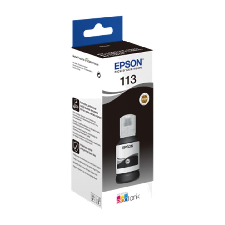 EPSON Pigmenttimustepullo 113-ECOTANK 127ML MGS0000001894