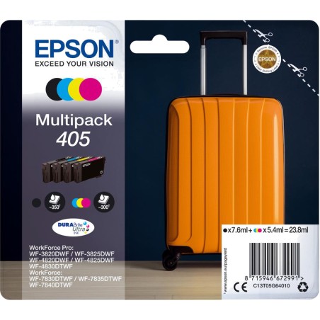 ink cartridge pack 405-durabrite ultra c13t05g64010 4 uds