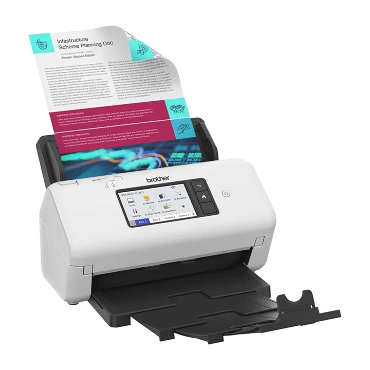 BROTHER Dokumentenscanner mit automatischem Einzug ADS-4700W