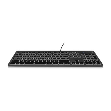 backlit wired multimedia keyboard ew3269 usb-qwerty-es