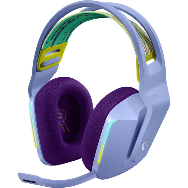 LOGITECH Bezdrôtové herné slúchadlá G733-LIGHTSPEED-RGB 7.1