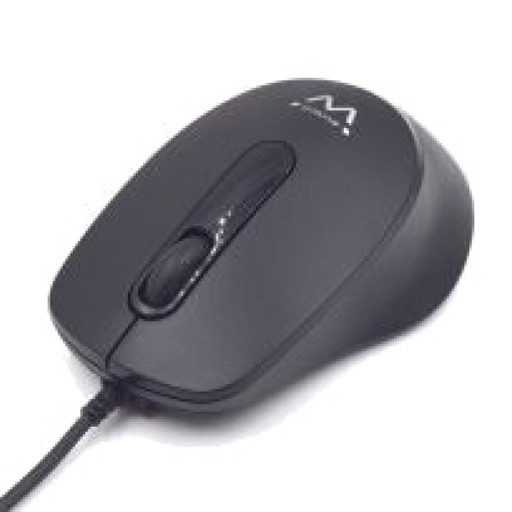 EWENT Kabelgebundene optische Maus mit leisem Klick EW3159
