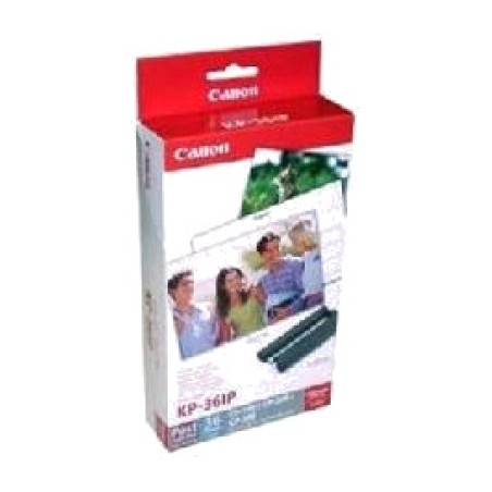 kit de tinta y papel fotográfico tamaño postal para impresora por sublimación selphy-10x15cm 36 uds