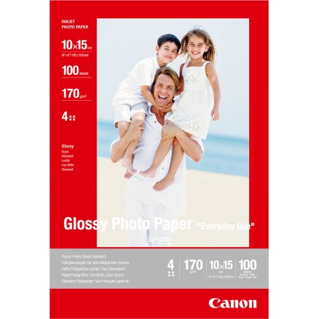 glänzendes fotopapier für tintenstrahldrucker 10x15cm 100 uds