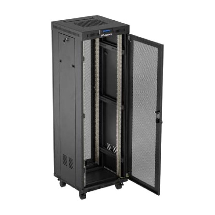 LANBERG Armari rack de terra amb porta perforada i pantalla