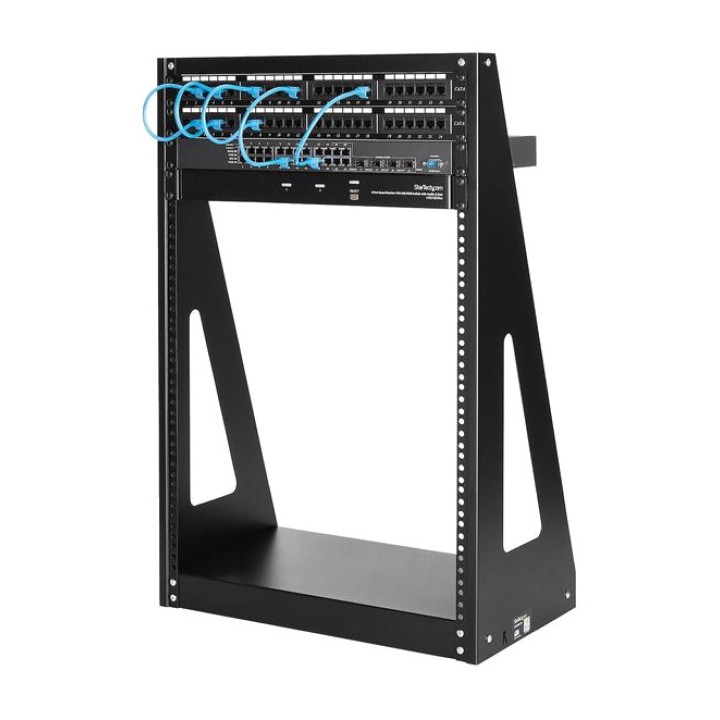 STARTECH.COM Heavy-duty 2-post open rack 16U 19" 2POSTRACK16
