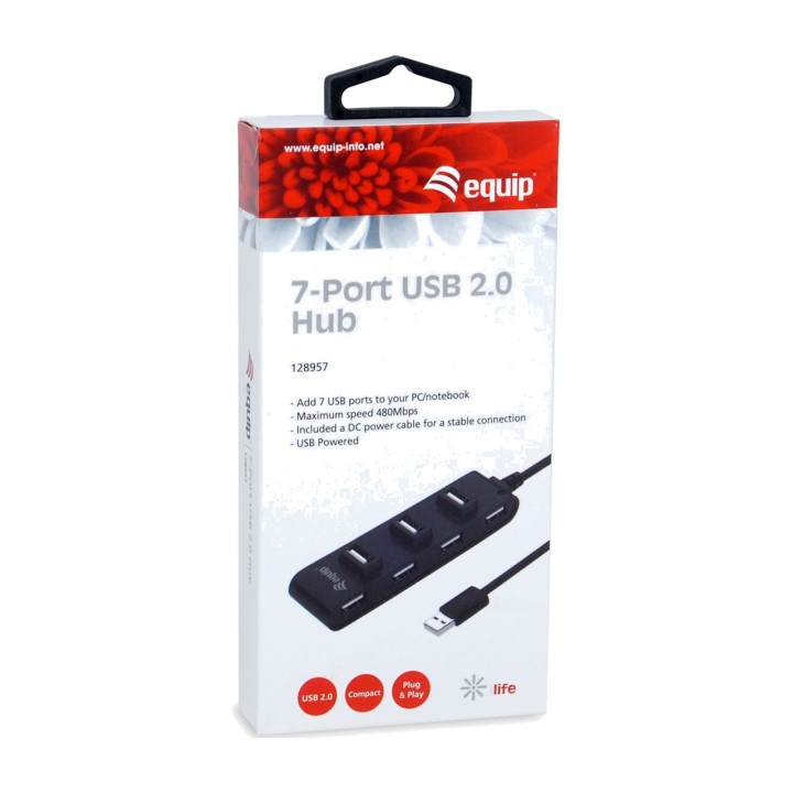 EQUIP Hub USB a 7 porte Tipo A 2.0 MGS0000003613