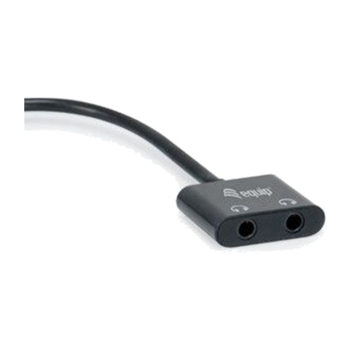 EQUIP Adaptateur USB-C vers double sortie casque avec DAC