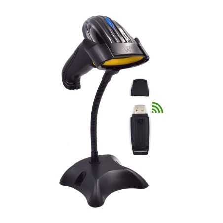 kabelloser laser-barcodescanner mit basisstation ew3430 1d 2,4ghz