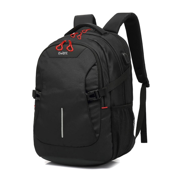 EWENT Mochila para portátil con salida USB de carga EW2526
