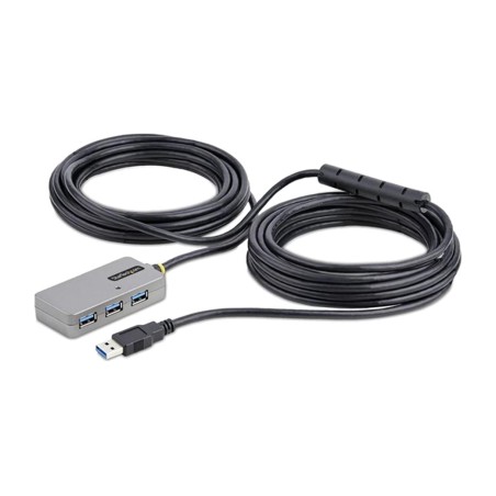 hub usb de 4 puertos con cable alargador activo 3.2-gen1 5gbps 10m u01043usb-extender