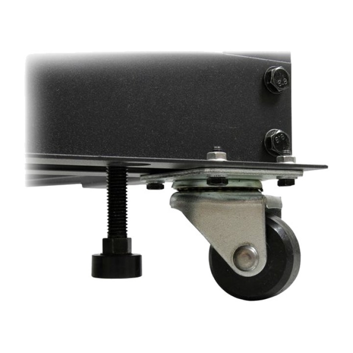 STARTECH.COM 4-post open-frame rack with casters and