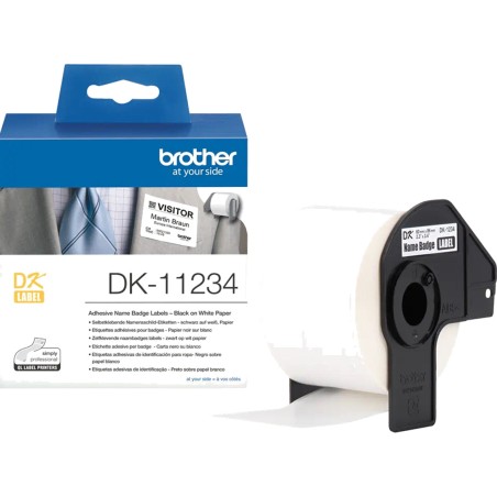 rollo de etiquetas precortadas para impresora térmica dk 60x86mm 260 uds