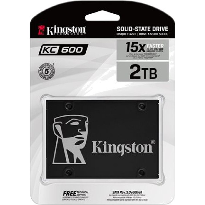 KINGSTON SSD SATA interno da 2,5 pollici KC600 2TB