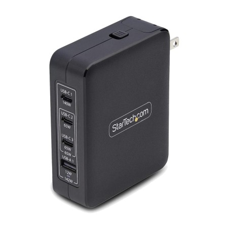 cargador de pared gan para portátil con 3 puertos usb-c y 1 usb-a pd-3.1 140w 3114gcu-wall-charger