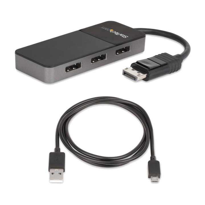 STARTECH.COM Hub MST DisplayPort para 3 monitores DP-1.4