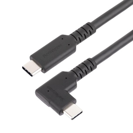cavo usb-c angolato resistente 3.2 gen2 10gbps 1 m rusb31cc1mbr