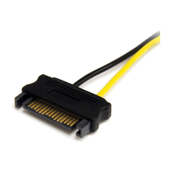 STARTECH.COM Cable adaptador de alimentación doble SATA a PCI Express 8 pines 15 CM SATPCIEX8ADP DSP0000040499