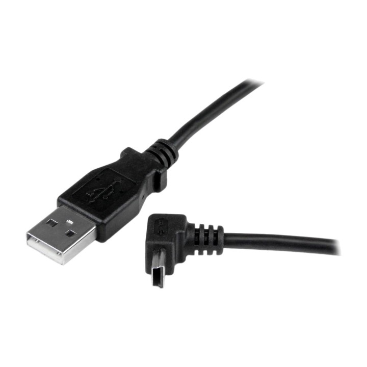 STARTECH.COM Kabel USB-A na mini USB-B kątowy w górę 1 M