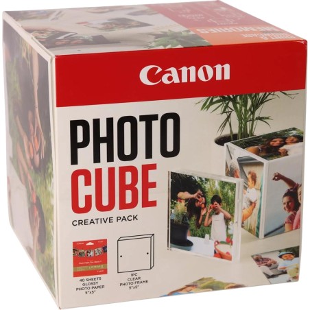 kit creativo con carta fotografica, cornice e cubo portafoto pp-201 5x5 40 uds