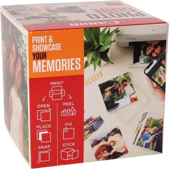 CANON Pack creativo con papel fotográfico, marco y cubo de