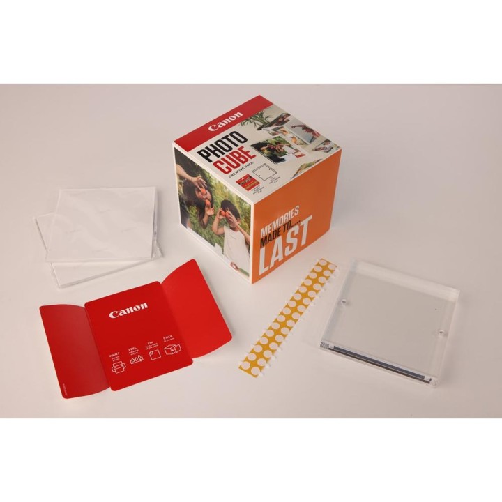CANON Kit créatif avec papier photo, cadre et cube photo