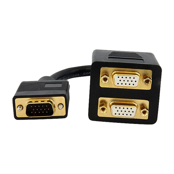 STARTECH.COM VGA-jakokaapeli, uros - kaksi naarasta 30 CM