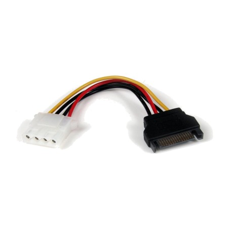 virtasovituskaapeli molex lp4 naaras - sata uros 15 cm lp4satafm6in