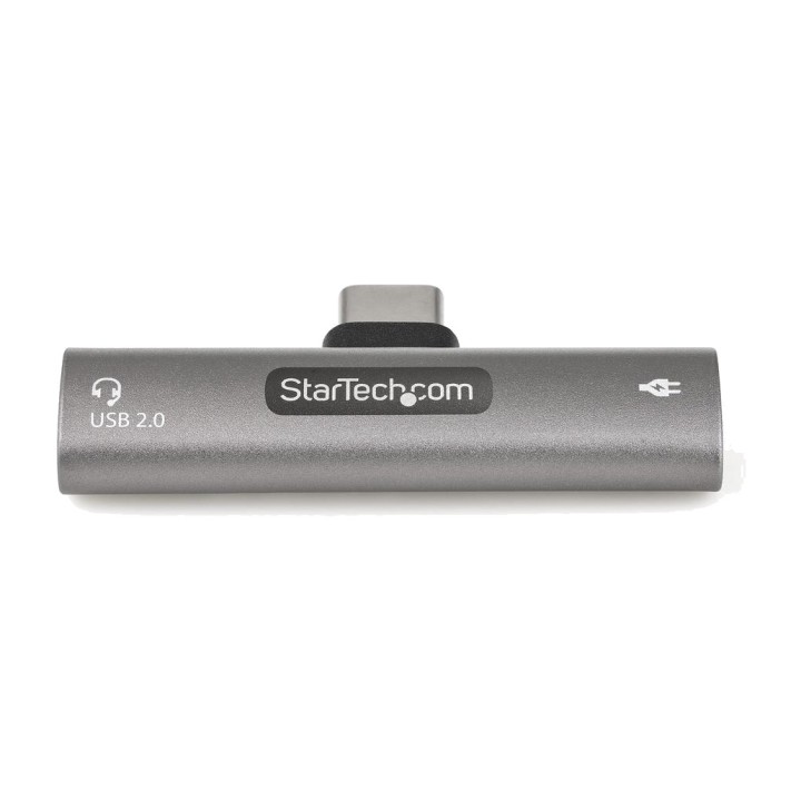 STARTECH.COM USB-C-sovitin 2-in-1 äänelle ja lataukselle