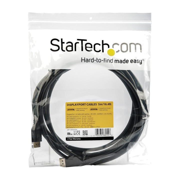 STARTECH.COM Vysokovýkonný kábel DisplayPort 1.4 8K60HZ