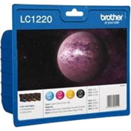 confezione da 4 cartucce d’inchiostro originali lc-1220
